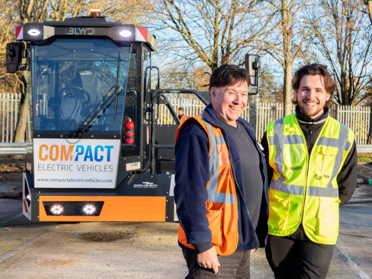 Nestlé UK are trialling an Electric Shunter.